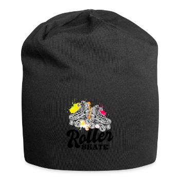 Rollschuhe - Jersey-Beanie - Schwarz - Vorne
