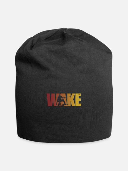 Cooles Wakeboarding Wassersport Geschenk - Jersey-Beanie - Schwarz