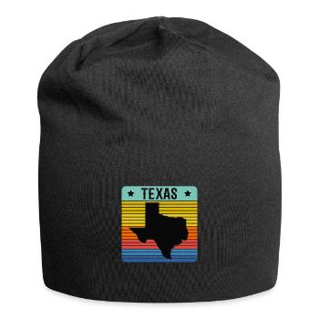 Texas vintage retro style State of Texans - Jersey Beanie - black - Front