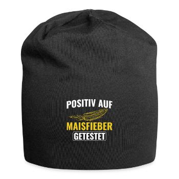 Landwirtschaft Mais Bauer - Jersey-Beanie - Schwarz - Vorne
