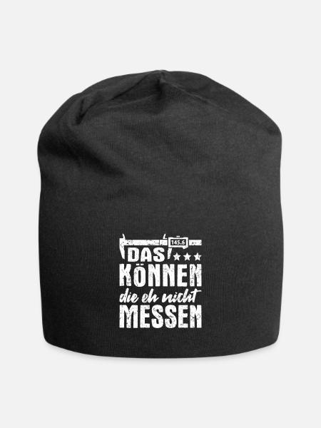 Zerspanungsmechaniker, Zerspanungstechniker, CNC - Jersey-Beanie - Schwarz