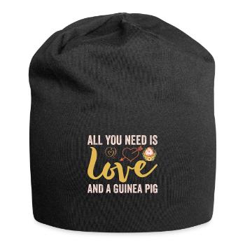 Guinea pig guinea pig saying - Jersey Beanie - black - Front