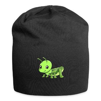 Conception de sauterelle mignonne pour une sauterelle - Bonnet en jersey - noir - Devant