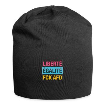 Liberté Égalité FCK AFD shirt - Jersey Beanie - black - Front