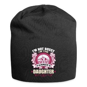Farmer Proud Farmer's Daughter - Jersey-Beanie - Schwarz - Vorne