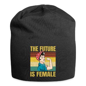 Strong Woman - Féminisme - Bonnet en jersey - noir - Devant