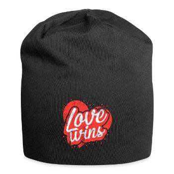 Love wins - Jersey Beanie - black - Front