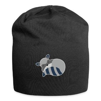 Raton laveur animaux mignons ratons laveurs ratons laveurs - Bonnet en jersey - noir - Devant