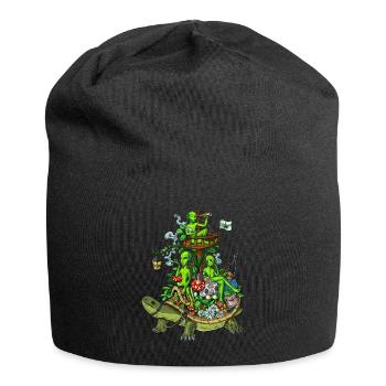 Psychedelic Aliens Trip - Jersey Beanie - black - Front