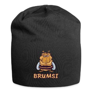 Brumsi Kinder Bienen Biene Imker Honig - Jersey-Beanie - Schwarz - Vorne