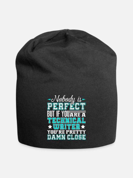 Rédacteur technique si vous êtes rédacteur technique - Bonnet en jersey - noir