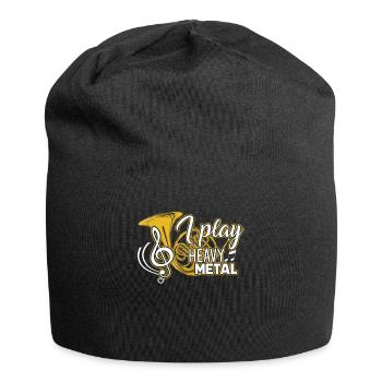 Waldhorn Ich spiele Heavy Metal Waldhorn - Jersey-Beanie - Schwarz - Vorne