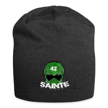 Saint-Etienne - Sainté - 42 - Bonnet en jersey - charbon - Devant
