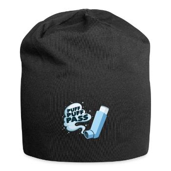 Spray contre l'asthme - Bonnet en jersey - noir - Devant