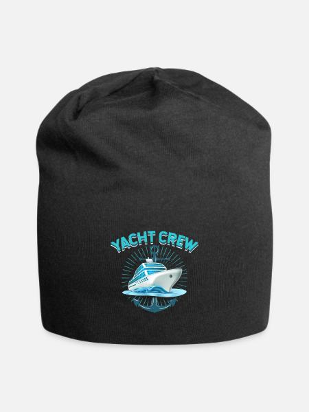 ÉQUIPE DE YACHT - Bonnet en jersey - noir