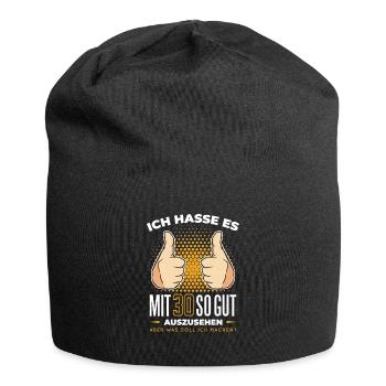 30. Geburtstag 30 Jahre alt Lustige Sprüche - Jersey-Beanie - Schwarz - Vorne