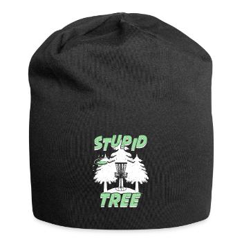 Lustiges Discgolf Discgolfer Geschenk - Jersey-Beanie - Schwarz - Vorne