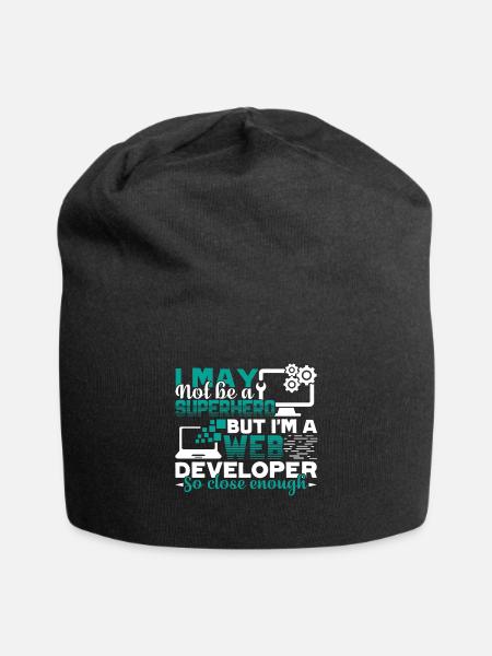 Web Developer I'm A Web Developer - Jersey Beanie - black