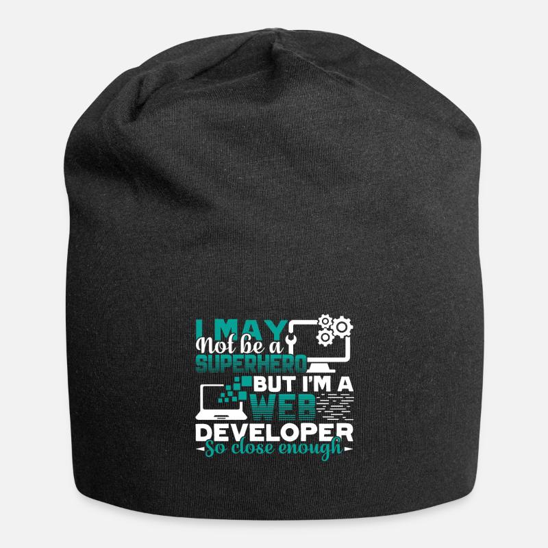 Web Developer I'm A Web Developer - Jersey Beanie - black