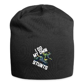 Motocross motocross kids motocross machine - Jersey Beanie - black - Front