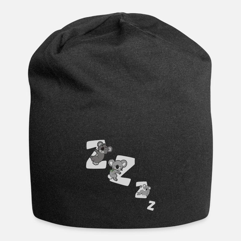 Koala - Bonnet en jersey - noir