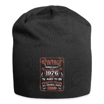 Born in 1976 - Jersey Beanie - black - Front