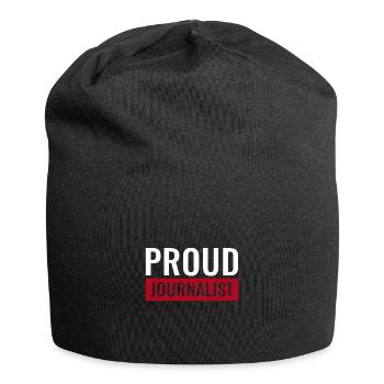 Proud Journalist Report Gift Journalism - Jersey Beanie - black - Front