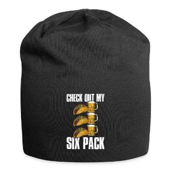Tacos mexican food burritos nachos - Jersey Beanie - black - Front