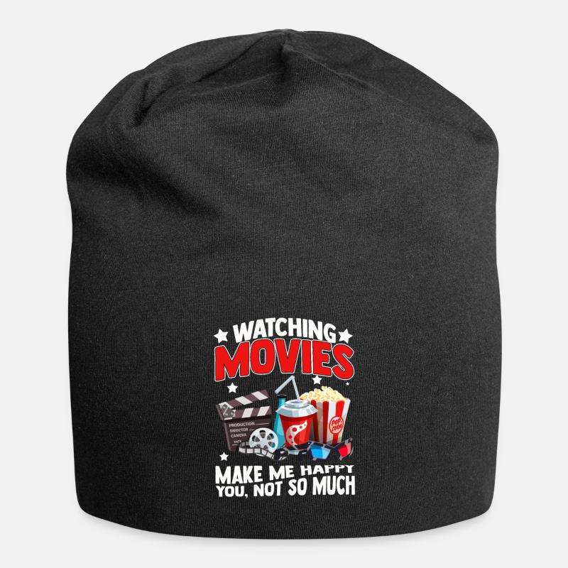 film - Jersey-Beanie - Schwarz