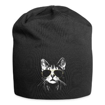 Dj Cat White - Jersey Beanie - black - Front