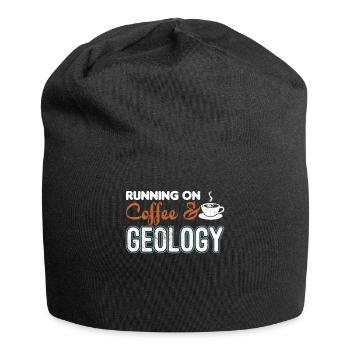 Cadeau de géologie géologue géomètre - Bonnet en jersey - noir - Devant