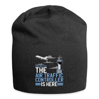 Air traffic controller gift - air traffic controller - Jersey Beanie - black - Front