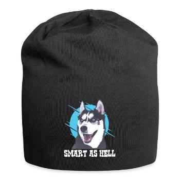 Husky Husky chien Husky cadeaux amoureux des chiens - Bonnet en jersey - noir - Devant