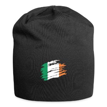 Irish Flag Ireland Football Rugby Cricket St. - Bonnet en jersey - noir - Devant