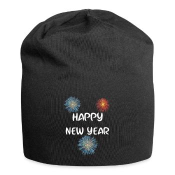 New year happy new year - Jersey Beanie - black - Front