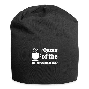 Queen Of The Classroom Teacher - Jersey Beanie - black - Front