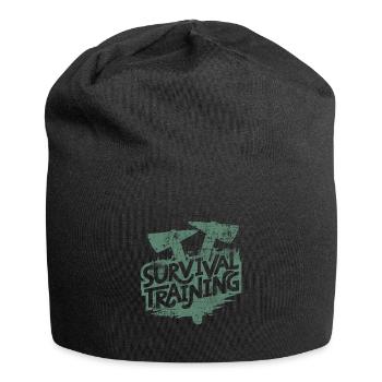 Survival training - Jersey Beanie - black - Front