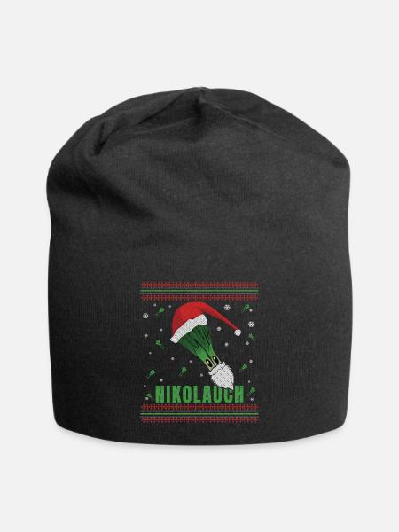 Nikolauch Nikolaus Ugly Christmas Sweater - Jersey-Beanie - Schwarz