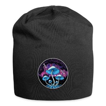 Magic Mushroom Fantasy Trip - Jersey-Beanie - Schwarz - Vorne