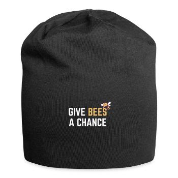 Animal rights activist gift for bee godfather Bee friend - Jersey Beanie - black - Front