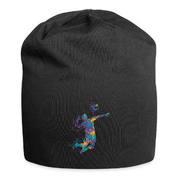 Volley-ball splash - Bonnet en jersey - noir - Devant