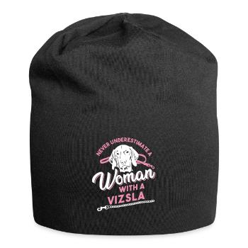 Vizsla disant pour un propriétaire de Magyar Vizsla - Bonnet en jersey - noir - Devant