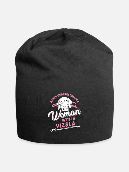 Vizsla saying for a Magyar Vizsla owner - Jersey Beanie - black