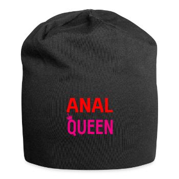 Sex Spruch Anal Porno Swinger - Jersey-Beanie - Schwarz - Vorne