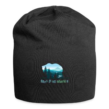 Ours There is no Planet B - Bonnet en jersey - noir - Devant