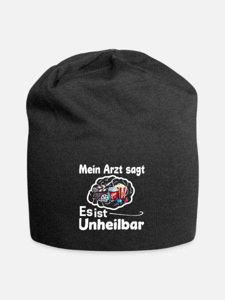 Film Kino Fernsehen Geschenk Filmabend - Jersey-Beanie - Schwarz