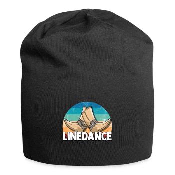 Linedance musique country western danse sport - Bonnet en jersey - noir - Devant