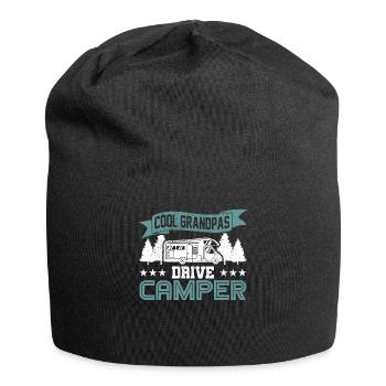 Recreational camper camper caravan gift - Jersey Beanie - black - Front
