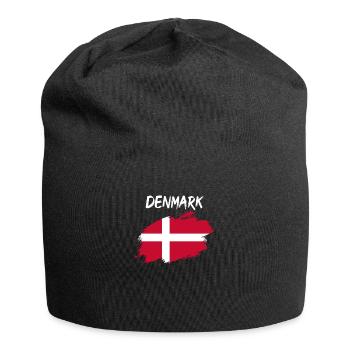 Drapeau danois drapeau drapeau danois - Bonnet en jersey - noir - Devant
