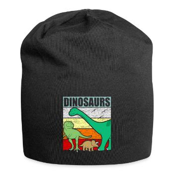 dinosaur - Jersey Beanie - black - Front